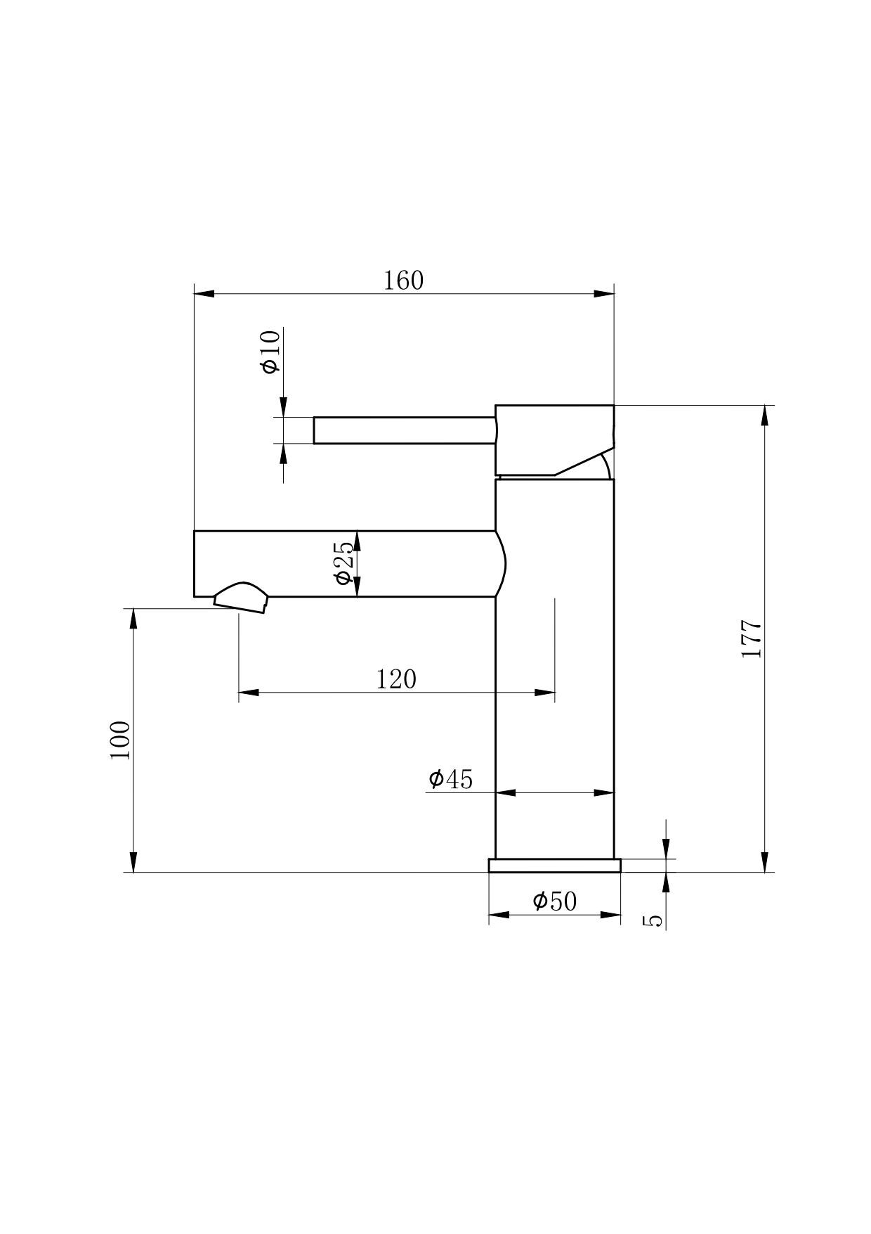 Смеситель для раковины WONZON & WOGHAND, Брашированное золото (WW-H9089-BG) Смеситель для раковины WONZON & WOGHAND, Брашированное золото (WW-H9089-BG)