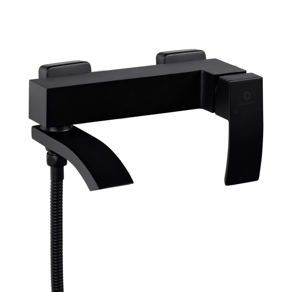 Смеситель для ванны FILARETE Waterfall FL2110BL, черный
