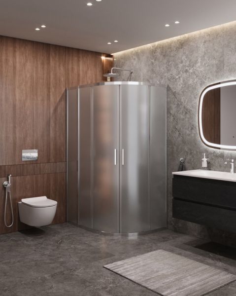 Душевой уголок CEZARES MOLVENO-RH-2 арт. MOLVENO-RH-2-120/100-C-BORO-IV