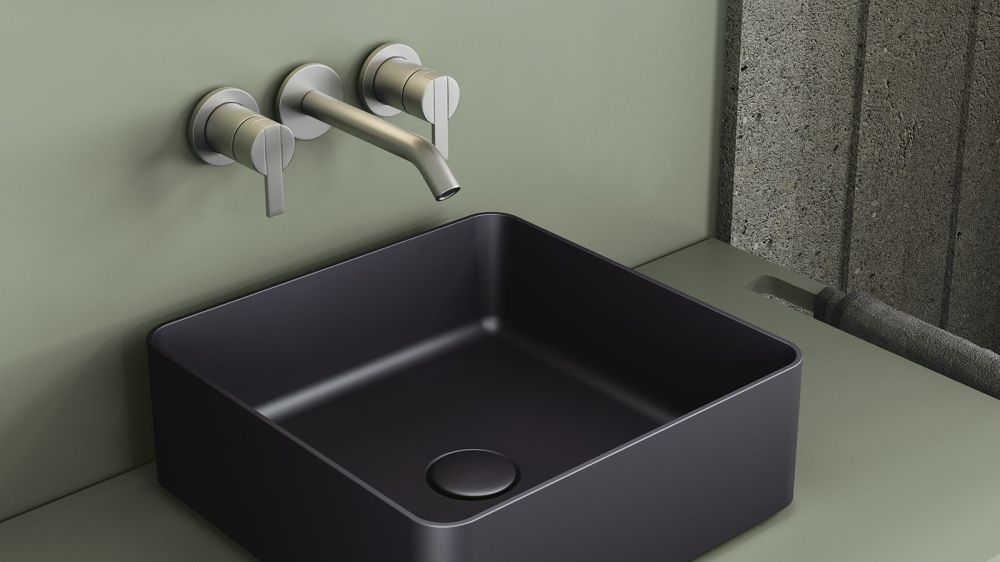 Zenon Tamesis, накладная раковина квадратной формы без отверстия под смеситель, 36х36х11,5 см, цвет белый матовый, артикул 4000.000.000.000.09368