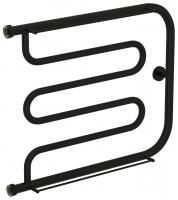 Полотенцесушитель водяной "Лира+" 2П 500х650 Н. Г. 1" (Матовый Чёрный)