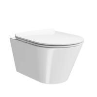 Унитаз PLAZA Modern подвесной безободковый, белый глянцевый