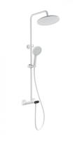 Душевая система с термостатом WONZON & WOGHAND MUSE Corno, Белый матовый (WW-B2091-A-MW)