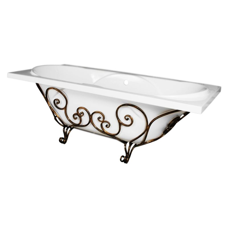 Ванна из искусственного камня Эстет Астра 170x80 Белая