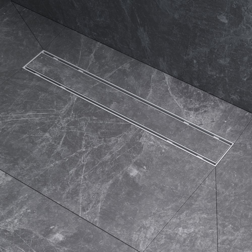 W02SC-U11-050-04SB PrimeFlow Трап для душа линейный универс затвор Tile 50см цвет сталь мат W02SC-U11-050-04SB PrimeFlow Трап для душа линейный универс затвор Tile 50см цвет сталь мат