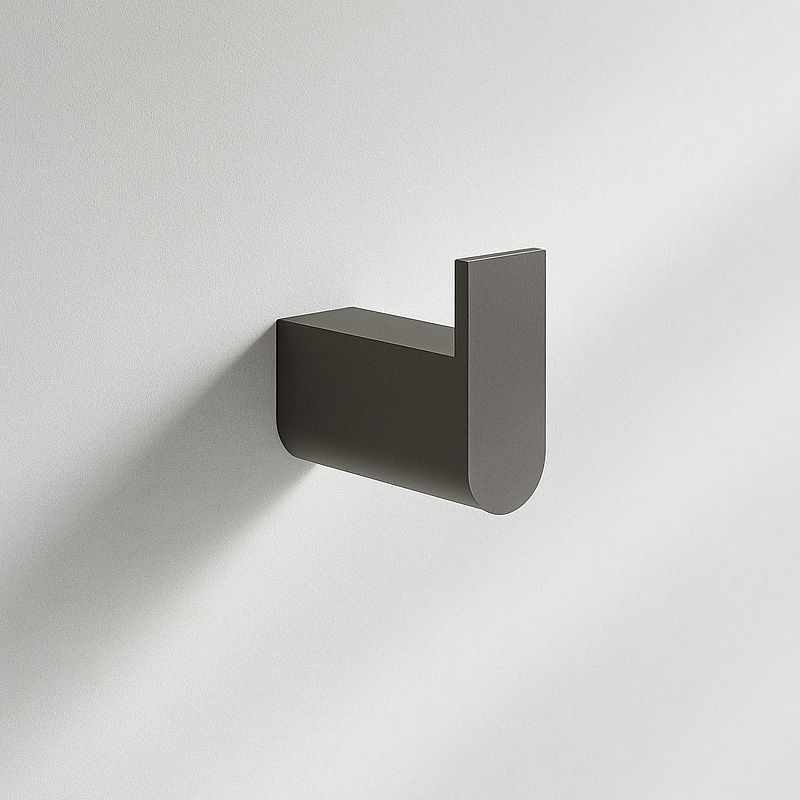 Крючок для ванной комнаты Knotlor RH102GM, оружейная сталь