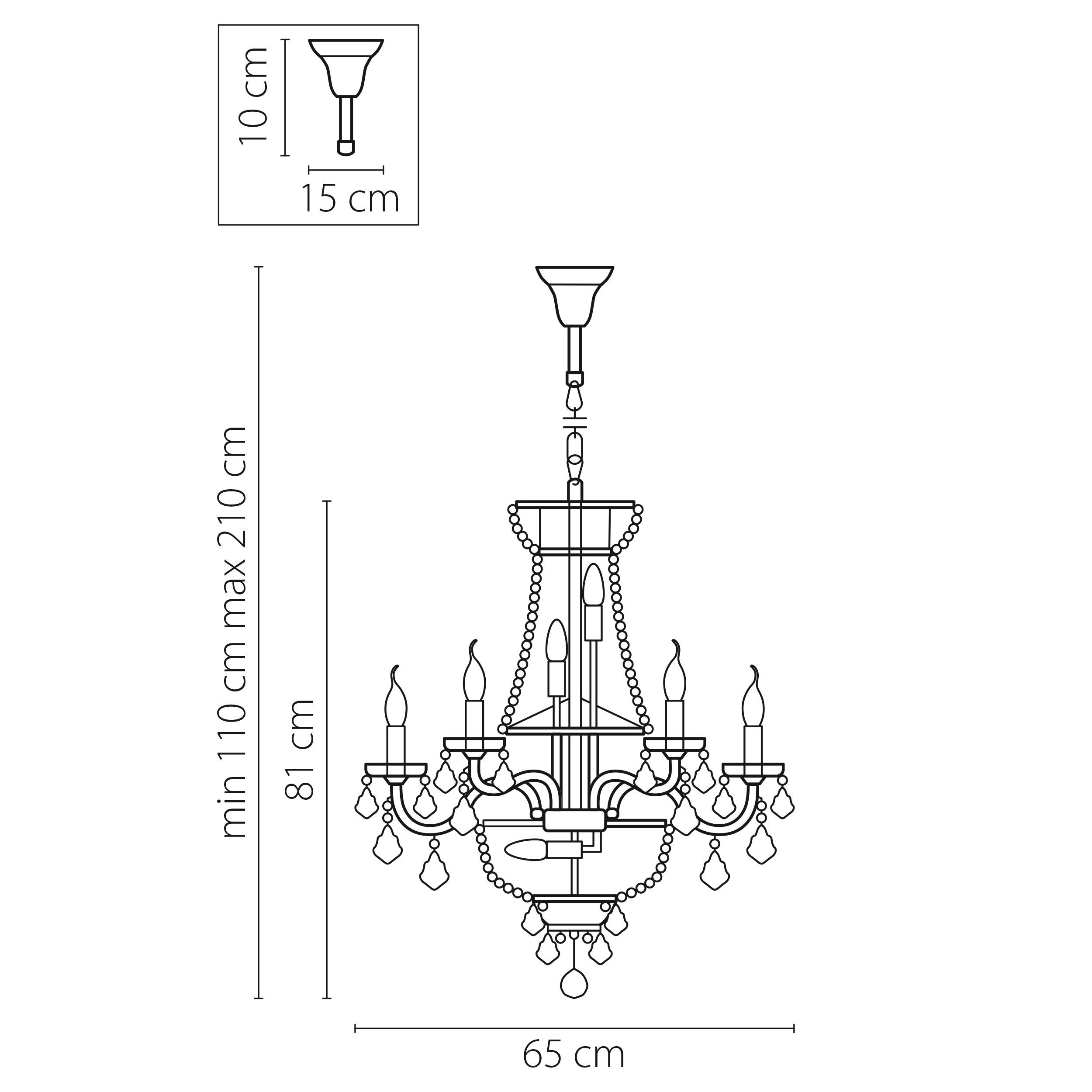 Люстра подвесная Classic Lightstar Premium 700164 Люстра подвесная Classic Lightstar Premium 700164