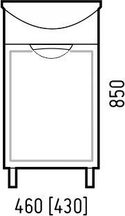 Тумба "Монро 45", Уют 45