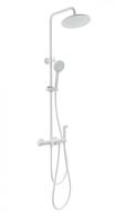 Душевая система с техническим душем и термостатом WONZON & WOGHAND, Белый матовый (WW-B3097-A-MW)