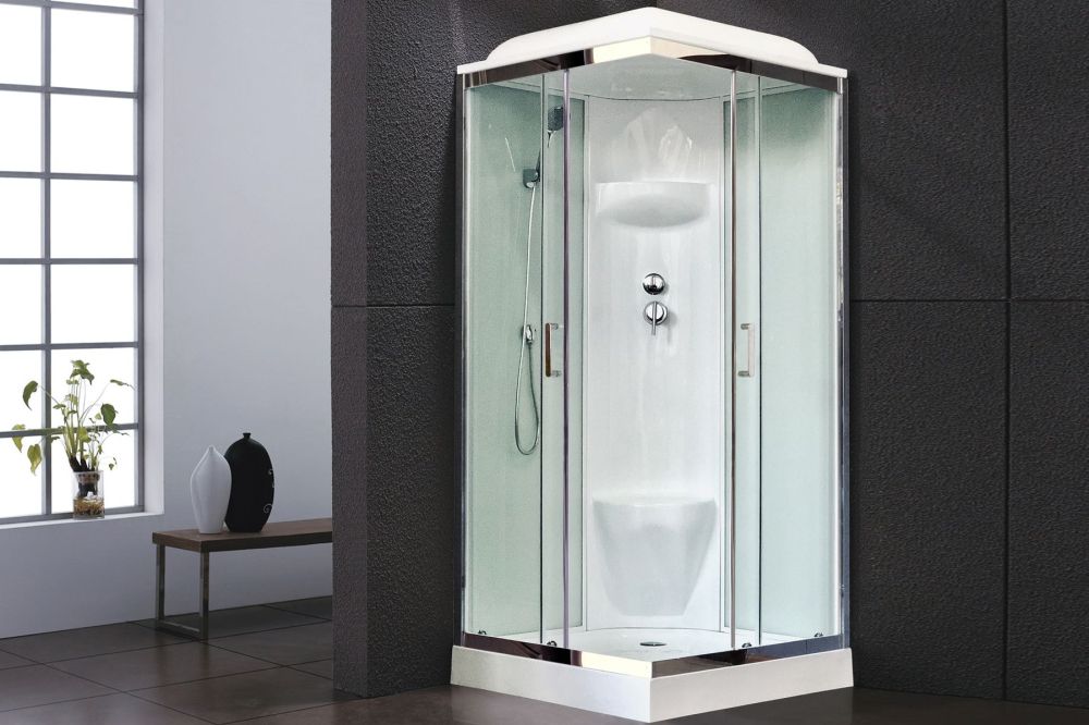 Душевая кабина Royal Bath  RB 80HP6-WT-CH (белое/прозрачное), артикул RB80HP6-WT-CH