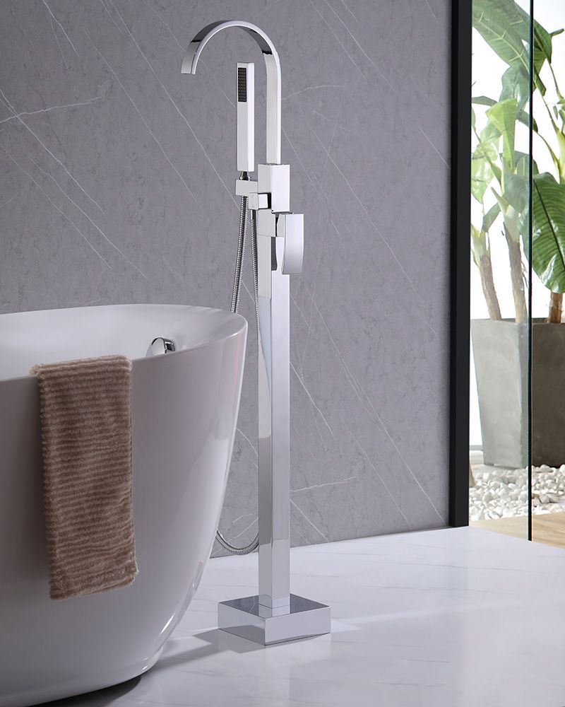 Смеситель ABBER Wasserfall AF8615 напольный, хром Смеситель ABBER Wasserfall AF8615 напольный, хром