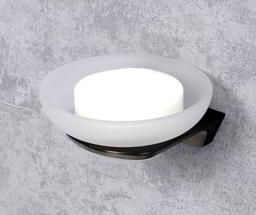 Мыльница WasserKRAFT Wiese K-8929 Оружейная сталь