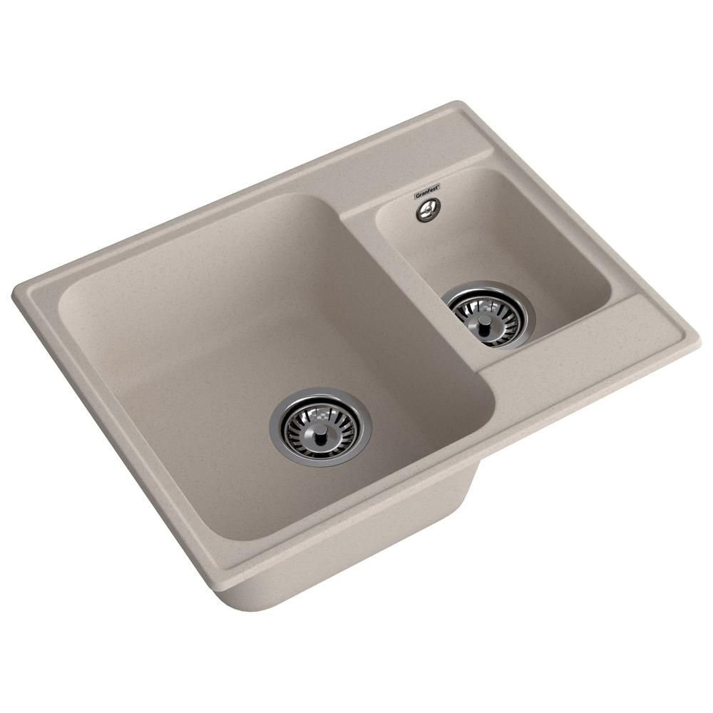Кухонная мойка GranFest QUARZ 9, песочный, артикул 09 песочный