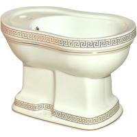 Биде Creavit Klasik KL500-00CB00E-XA00 Белое с декором