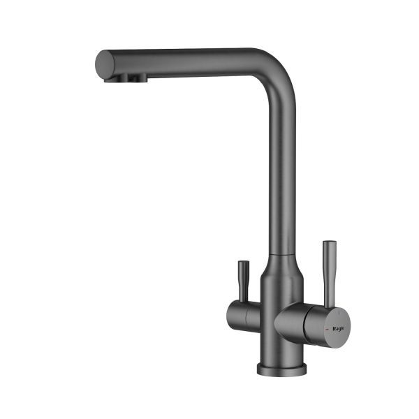 Смеситель для кухни с подключением фильтра Raglo R81.61.09, графит
