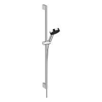 Душевой гарнитур, Hansgrohe, Pulsify Select, размер штанги, мм-959, шланг-есть, размер душевого диска, мм-105, количество режимов-3, тип струи-PowderRain, IntenseRain, массажная, цвет-хром Душевой гарнитур, Hansgrohe, Pulsify Select, размер штанги, мм-959, шланг-есть, размер душевого диска, мм-105, количество режимов-3, тип струи-PowderRain, IntenseRain, массажная, цвет-хром