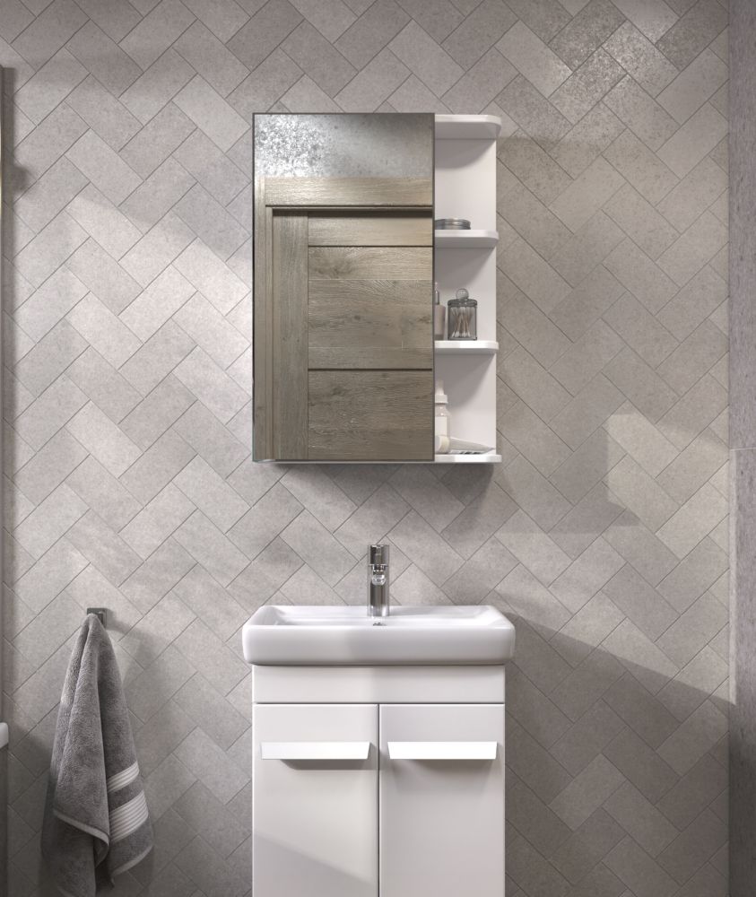 Зеркальный шкаф VIGO Nova zsh.NOV.50, 50 см, артикул zsh.NOV.50