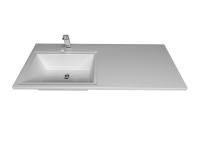 Раковина над стиральной машиной Мадлен 110, левая