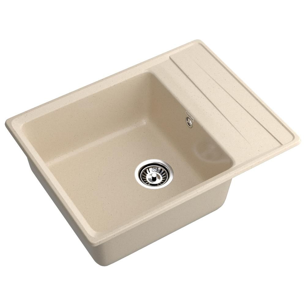 Кухонная мойка GranFest LEVEL 660L, кашемир, артикул LV-660L кашемир