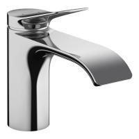 HANSGROHE VIVENIS Смеситель для раковины на 1 отверстие, однорычажный, высота излива 80 мм., с донным клапаном, цвет хром HANSGROHE VIVENIS Смеситель для раковины на 1 отверстие, однорычажный, высота излива 80 мм., с донным клапаном, цвет хром