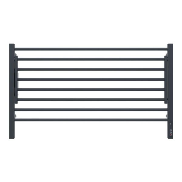 Полотенцесушитель электрический с полкой Terminus Горизонт П8 100х60 КС, черный муар