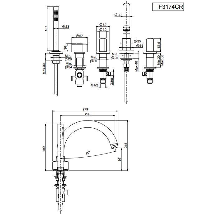 FIMA|Carlo Frattini SO Ручка для смесителя, цвет хром FIMA|Carlo Frattini SO Ручка для смесителя, цвет хром