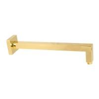 RICAMBI QUADRATO Кронштейн для верхнего душа, L-350 mm., 20x20 mm., 1/2"x1/2", золото