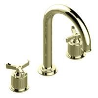 THG HAMPTONS Смеситель для раковины на 3 отверстия, в комплекте с донным клапаном, цвет Polished nickel THG HAMPTONS Смеситель для раковины на 3 отверстия, в комплекте с донным клапаном, цвет Polished nickel