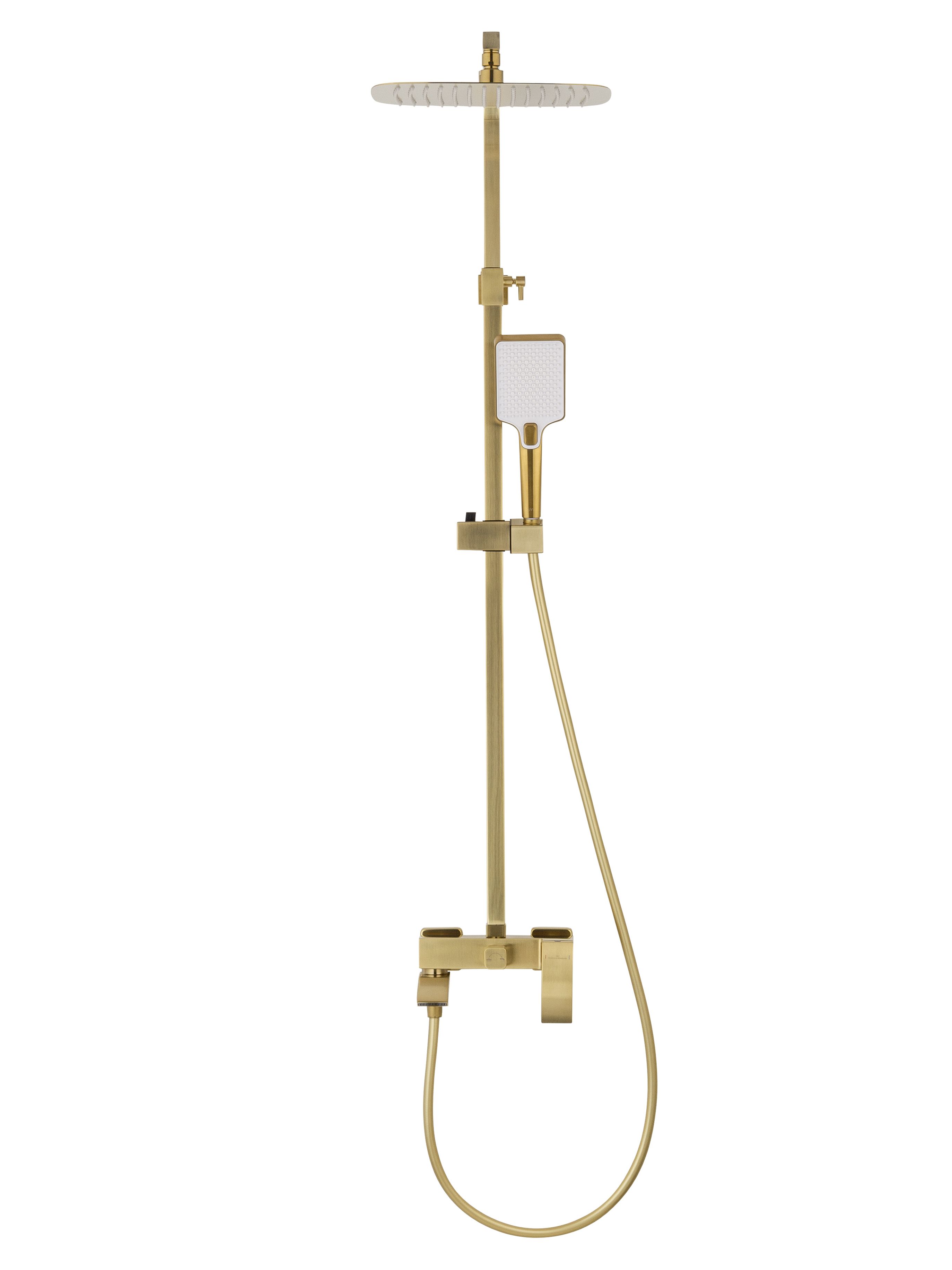 Душевая система WONZON & WOGHAND FIT, Брашированное золото (WW-88739009-BG)