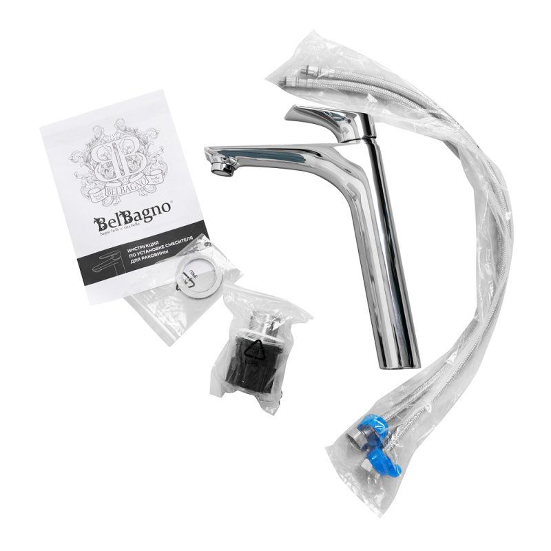 MARINO Смеситель для накладной раковины без донного клапана, хром MARINO-LMC-CRM-W0, артикул MARINO-LMC-CRM-W0