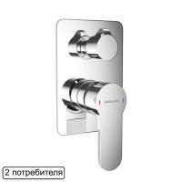 Смеситель для душа скрытого монтажа EXCELLENT Oxalia AREX.9045CR (хром)
