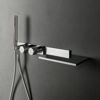 Fantini Milano Смеситель для душа, встраиваемый, на 2 источника, с ручн.душем, (наружняя часть), цвет: хром