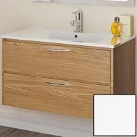 Тумба с раковиной SanVit Мэри-2 100 kmery1002 в цвете Ral подвесная Белый глянец Тумба с раковиной SanVit Мэри-2 100 kmery1002 в цвете Ral подвесная Белый глянец