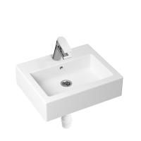 Комплект 3 в 1 Lavinia Boho Bathroom Sink 21510330, накладная фарфоровая раковина 50.5 см, смеситель, пластиковый сифон
