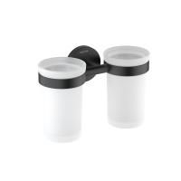 Стакан с держателем двойной AQUATEK, матовый черный AQ4117MB ЕВРОПА Стакан с держателем двойной AQUATEK, матовый черный AQ4117MB ЕВРОПА