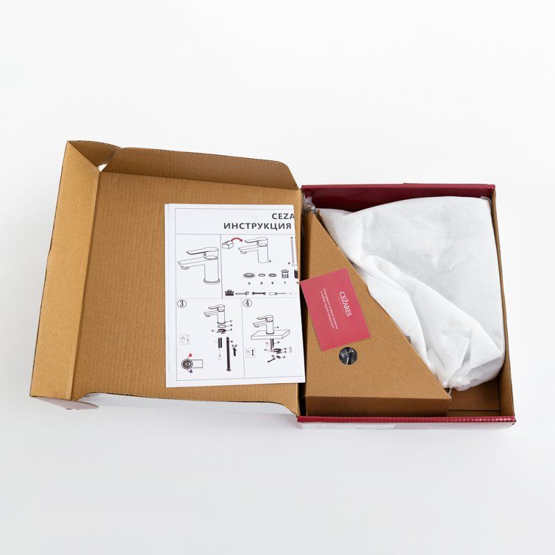 SLIDER-LS-01-W0 Смеситель для раковины однорычажный без донного клапана, хром, артикул SLIDER-LS-01-W0