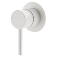 Plumberia Selection IXO Внешняя часть встраиваемого смесителя на 1 вых., накладка диам.70мм, белый матовый