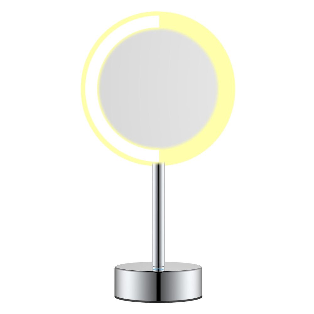 Зеркало косметическое с подсветкой JAVA S-M551, хром, артикул S-M551