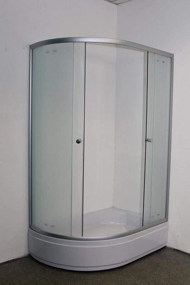 Уголок ZFM1201R душевой PARLY с поддоном (120х80х195)