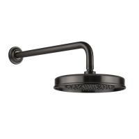 GESSI VENTI20 Верхний душ Ø200 мм., с настенным держателем 389 мм., цвет Black Metal Brushed PVD