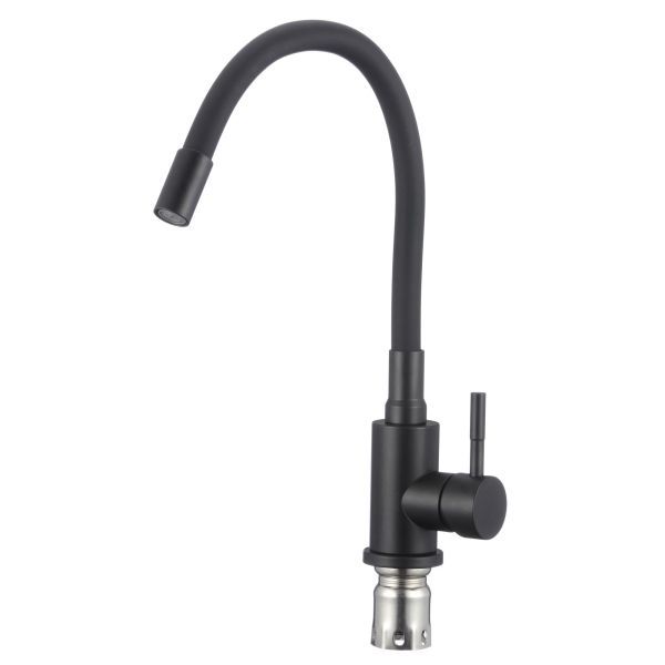 Смеситель для кухни Savol S-3002H-01, черный