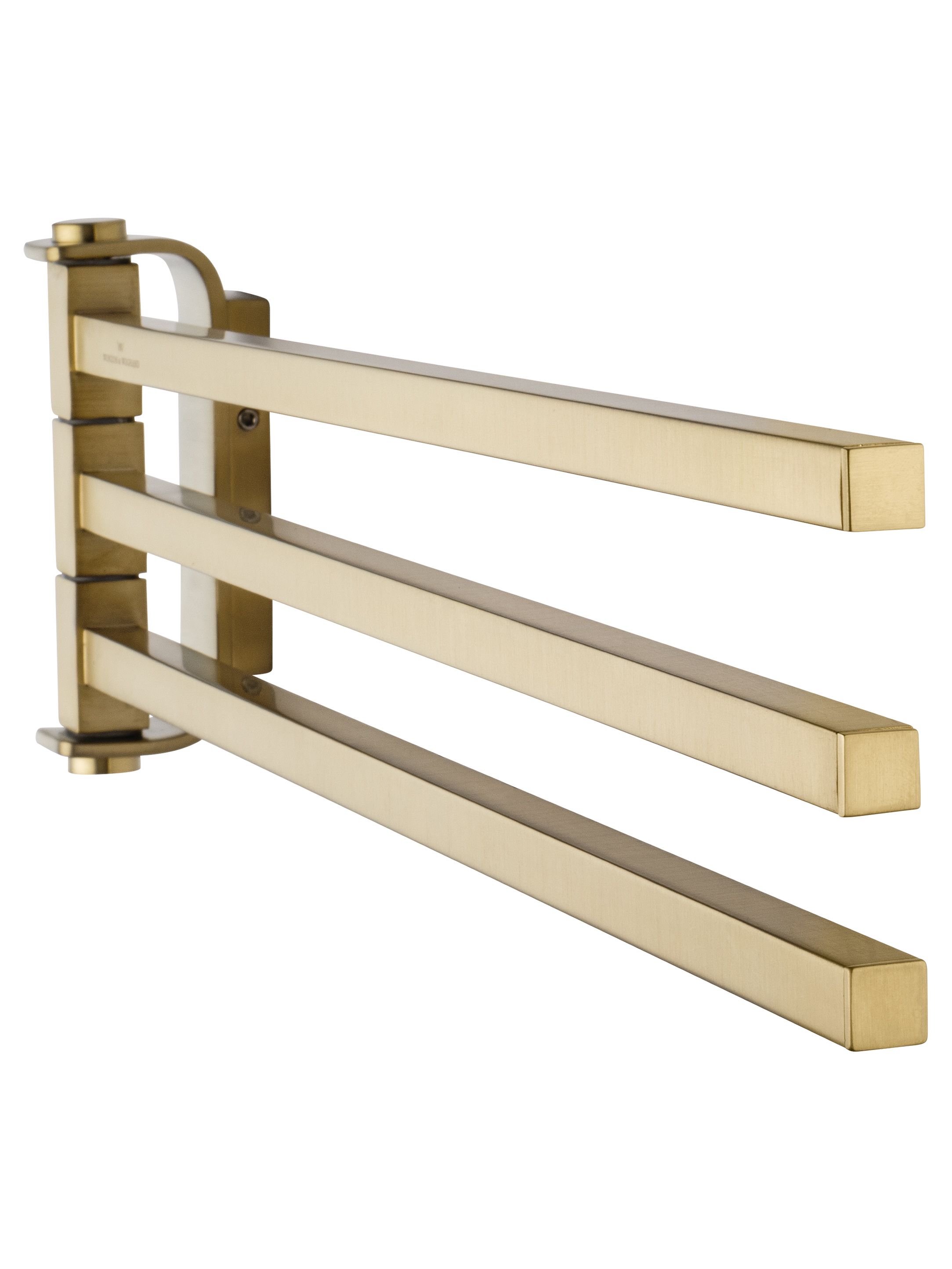 Полотенцедержатель поворотный WONZON & WOGHAND LOTTE, Брашированное золото (WW-8341-BG)