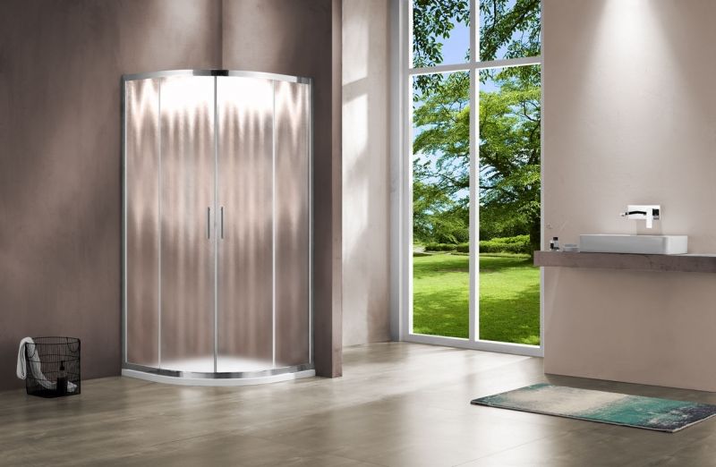 Душевой уголок Vincea Garda 120x90 VSJ-1G129CH профиль Хром стекло шиншилла