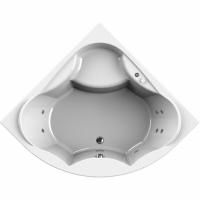 Акриловая ванна Radomir Wachter Сандра 149x149 с гидромассажем форсунки Белые