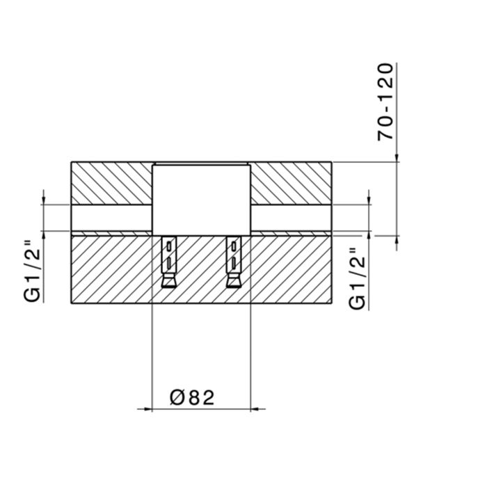 Внутренняя часть, Cisal, стандарт подвода воды-1/2", артикул ZA00451004