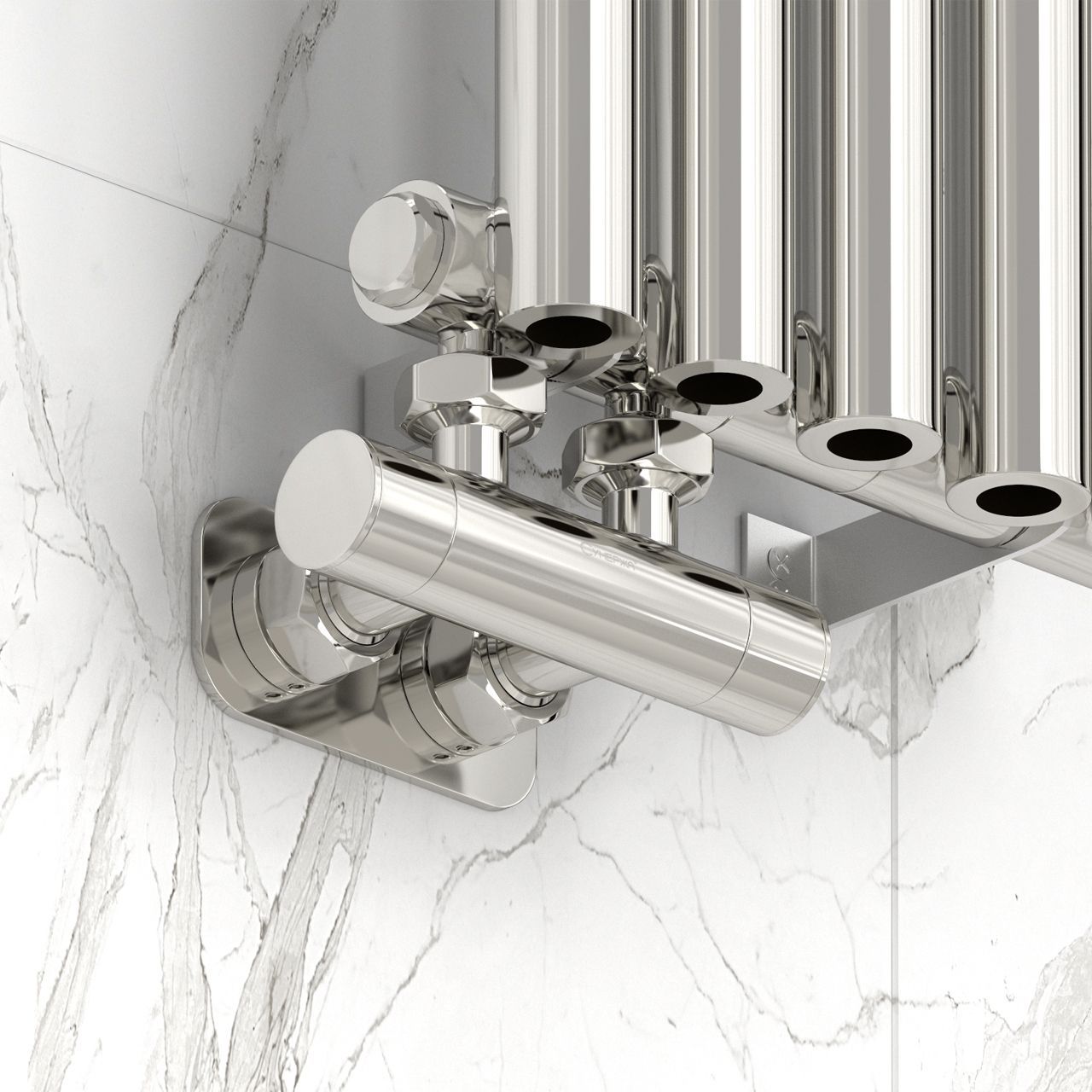 Вентиль 2х3/4" угловой скрытый-скрытый EU50 (Состаренная бронза) Вентиль 2х3/4" угловой скрытый-скрытый EU50 (Состаренная бронза)