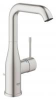 Смеситель для раковины GROHE Essence New с высоким изливом и донным клапаном, суперсталь (32628DC1) Смеситель для раковины GROHE Essence New с высоким изливом и донным клапаном, суперсталь (32628DC1)