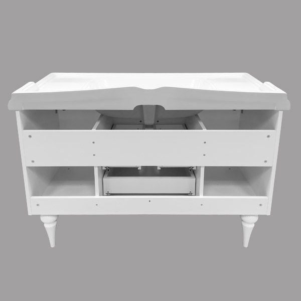 Тумба с раковиной Comforty Монако 120 3132224 Белая