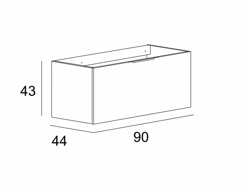 Мебель для ванной CEZARES PREMIUM 90, артикул 55382