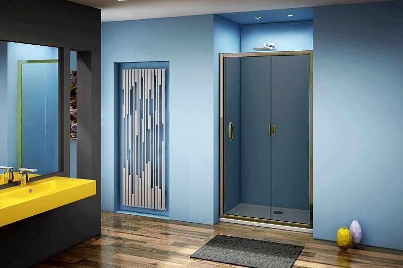Душевая дверь в нишу Good Door Jazze WTW-140-B-BR 140 профиль Бронза стекло тонированное Душевая дверь в нишу Good Door Jazze WTW-140-B-BR 140 профиль Бронза стекло тонированное